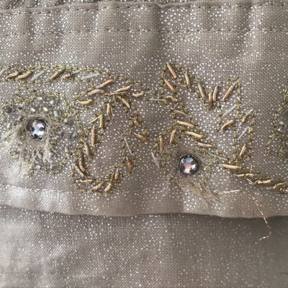 4/$20 Kula Kula Ramie neutral sand tan blouse jacket - Picture 10 of 10